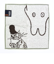 ミッフィー miffy × 鳥獣戯画 ミニタオル にゃーに？ ハンカチ