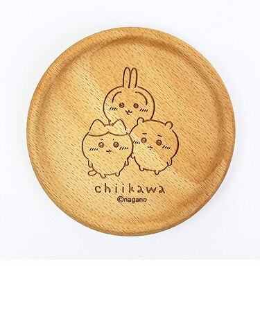 ちいかわ コースター イエロー 木製 キッチン