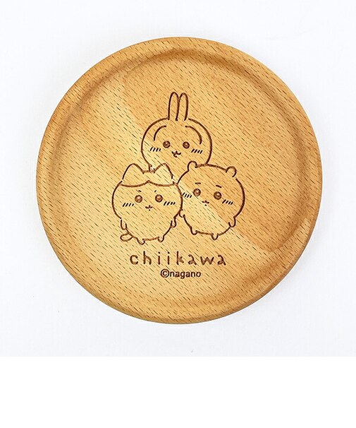 ちいかわ コースター イエロー 木製 キッチン