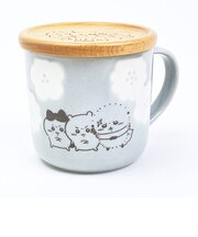 ちいかわ コースター付きマグカップ ブルー コップ