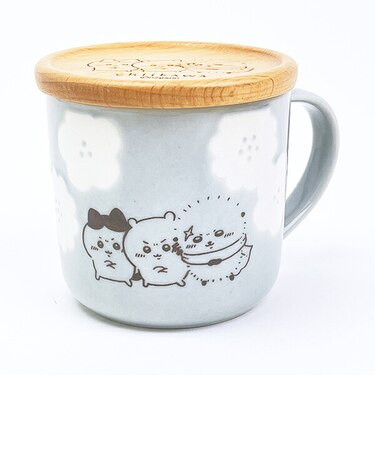 ちいかわ コースター付きマグカップ ブルー コップ
