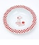 スヌーピー カレー皿 (レッド) アメリカンチェックシリーズ 食器 日本製 SNOOPY