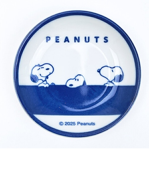 スヌーピー 美濃焼 三寸皿 ライン JAPANESES STYLE 食器 日本製 SNOOPY