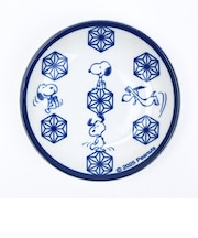 スヌーピー 美濃焼 三寸皿 麻の葉 JAPANESES STYLE 食器 日本製 SNOOPY