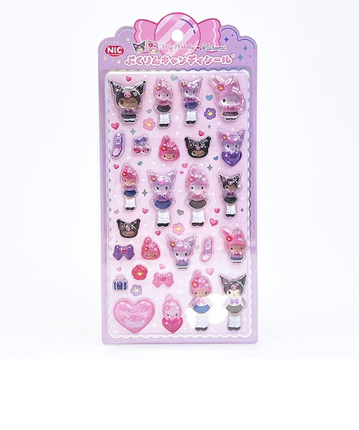 サンリオ マイメロディ&クロミ ぷくりんキャンディシール 文具 Sanrio
