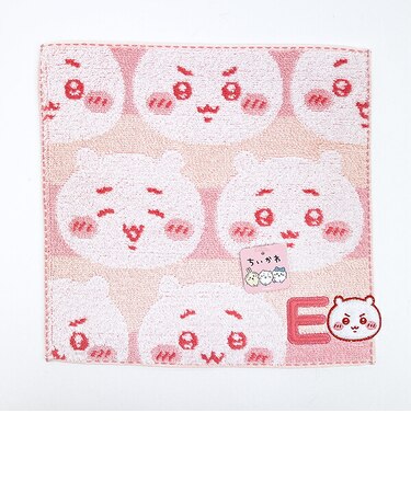 ちいかわ イニシャル タオルハンカチ(E)