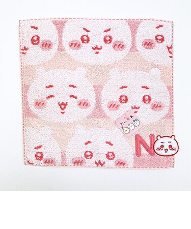 ちいかわ イニシャル タオルハンカチ(N)