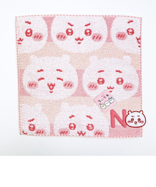 ちいかわ イニシャル タオルハンカチ(N)