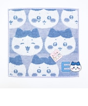ちいかわ ハチワレ イニシャル タオルハンカチ(E)