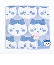 ちいかわ ハチワレ イニシャル タオルハンカチ(M)
