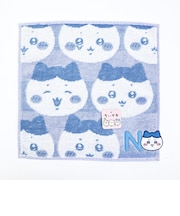 ちいかわ ハチワレ イニシャル タオルハンカチ(N)