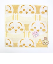ちいかわ うさぎ イニシャル タオルハンカチ(A)