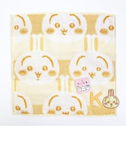 ちいかわ うさぎ イニシャル タオルハンカチ(K)