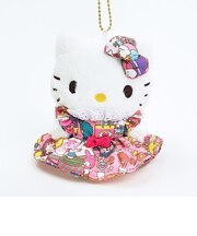 サンリオ ハローキティ マスコットキーホルダー ラッピング柄 (ピンク) Sanrio