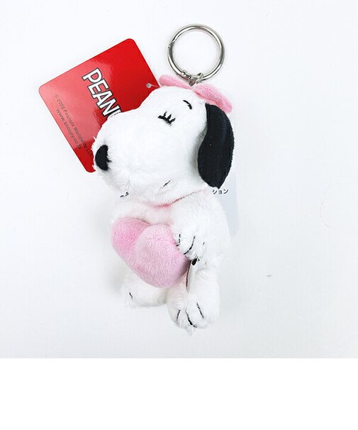 スヌーピー ベル プチふわマスコット ブラック ハート SNOOPY