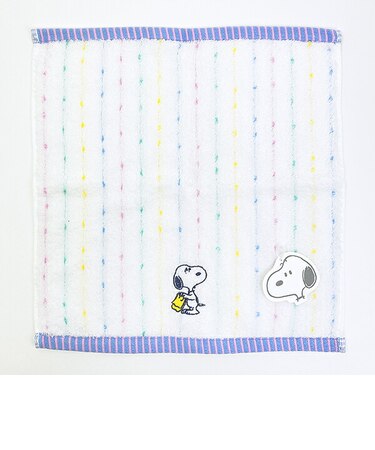 スヌーピー ウォッシュタオル (Washing) ホワイト ハンカチ 西川 日本製 SNOOPY