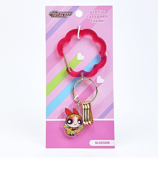 パワーパフガールズ ブロッサム アクリルカラビナチャーム