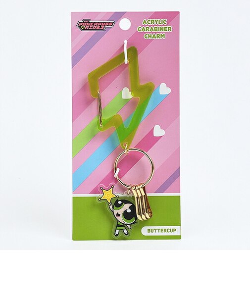 パワーパフガールズ バターカップ アクリルカラビナチャーム