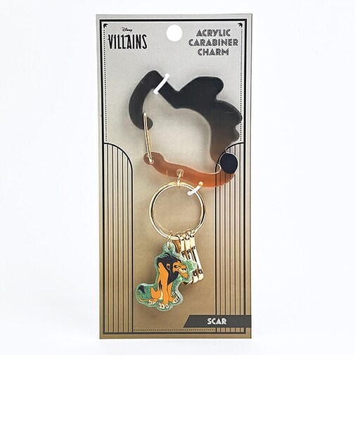 ディズニー ライオンキング スカー アクリルカラビナチャーム Disney