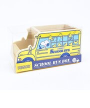 スヌーピー バス型小物入れ (スクールバス) 日本製 SNOOPY