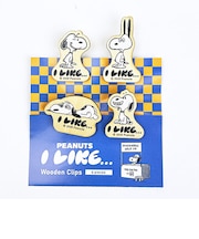 スヌーピー クリップ4個セット (アイライクA) 文具 日本製 SNOOPY