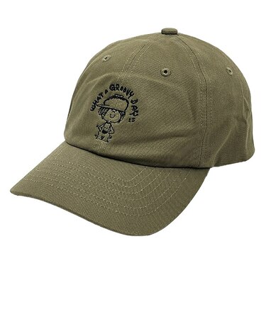 水森亜土 キャップ オトコノコ オリーブ アパレル 帽子
