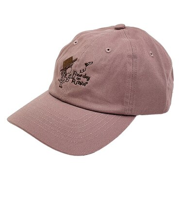 水森亜土 キャップ オンナノコ スモーキーモーブ アパレル 帽子