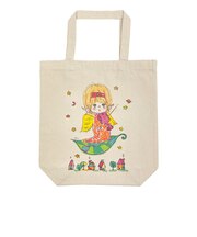 水森亜土 トートバッグ バイオリン ナチュラル