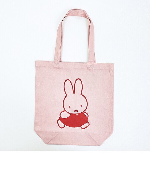 ミッフィー miffy トートバッグ アルキ ライトピンク カラフルシリーズ