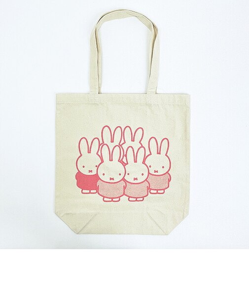 ミッフィー miffy トートバッグ シュウゴウ ナチュラル カラフルシリーズ