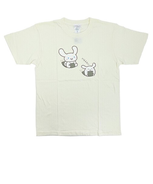 サンリオ シナモロール × なんでもいきもの Tシャツ(M) アイボリー シナモン アパレル Sanrio