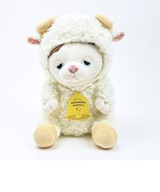 プレミアムねむねむアニマルズ ゆず フード座り抱きまくら(M) 抱き枕 寝具 ぬいぐるみ りぶはあと