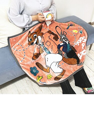 ディズニー ズートピア ひざ掛け リズミカルステップ ブランケット Disney