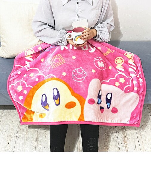 星のカービィ ひざ掛け カービィとワドルディ ブランケット