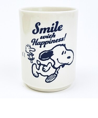 スヌーピー 寿司湯呑 ホワイト ごちそうシリーズ コップ 日本製 SNOOPY