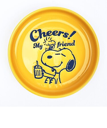 スヌーピー ごちそうワンプレート イエロー ごちそうシリーズ 食器 日本製 SNOOPY