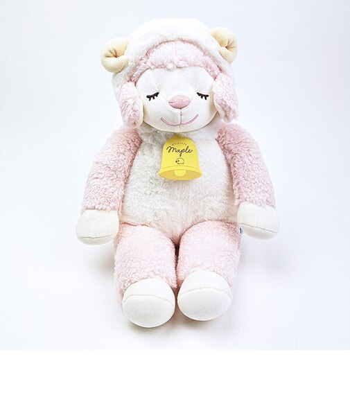 ひつじのメイプル サクラ フード抱きまくら(M) 抱き枕 寝具 ぬいぐるみ りぶはあと