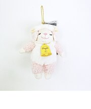 ひつじのメイプル サクラ フードマスコット ぬいぐるみ キーホルダー りぶはあと