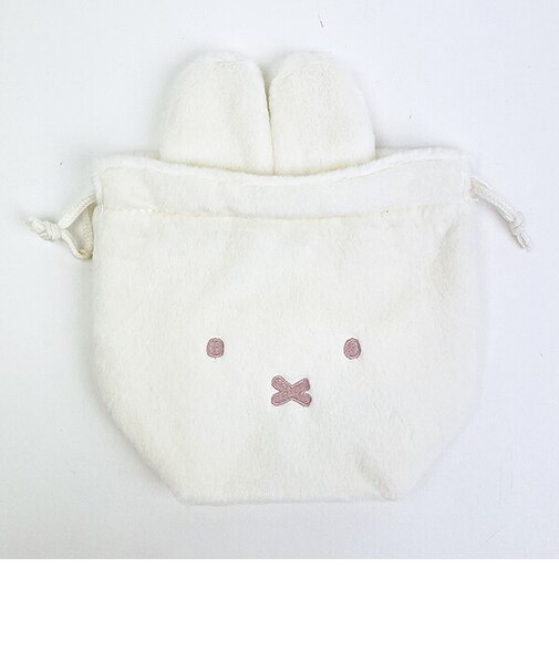 ミッフィー miffy 巾着袋 (アイボリー)