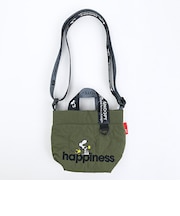 スヌーピー キルトショルダーバッグ(小) カーキ ルートート ROOTOTE SNOOPY