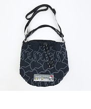 スヌーピー 巾着キルトショルダーバッグ ブラック ルートート ROOTOTE SNOOPY