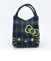 サンリオ ハローキティ チェック柄トートバッグ(小) ネイビー ルートート ROOTOTE Sanrio
