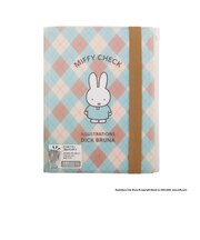 ミッフィー miffy A4クリアホルダー7Pバンド付 (ブルー) MIFFY CHECK シリーズ 文具 クリアファイル