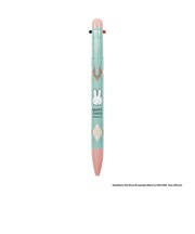 ミッフィー miffy 3色ボールペン (ブルー) MIFFY CHECK シリーズ 文具 日本製