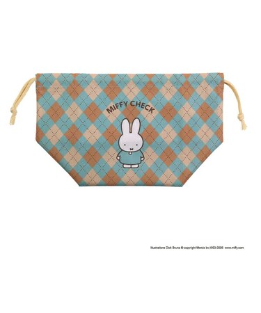ミッフィー miffy お弁当袋 ランチ MIFFY CHECK シリーズ 日本製