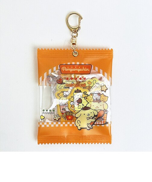サンリオ ポムポムプリン シール入りミニポーチ 文具 Sanrio