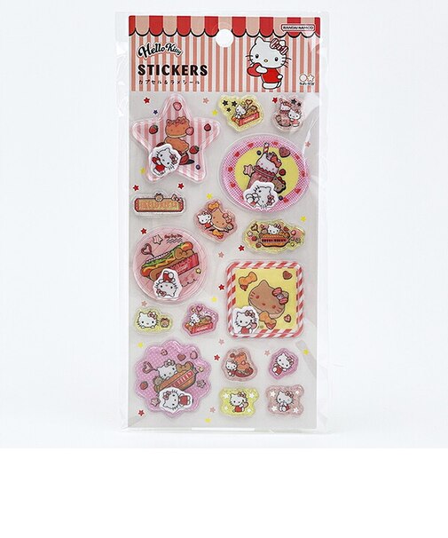 サンリオ ハローキティ カプセル&ラメシール 文具 Sanrio