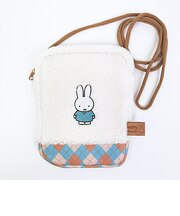 ミッフィー miffy どっとポーチ  (ブルー) ショルダーバッグ MIFFY CHECKシリーズ