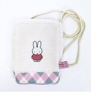 ミッフィー miffy どっとポーチ (ピンク) ショルダーバッグ MIFFY CHECKシリーズ