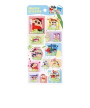 クレヨンしんちゃん シェイカーシール パワフルコミック みんな集合 文具